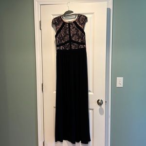 Navy long dress